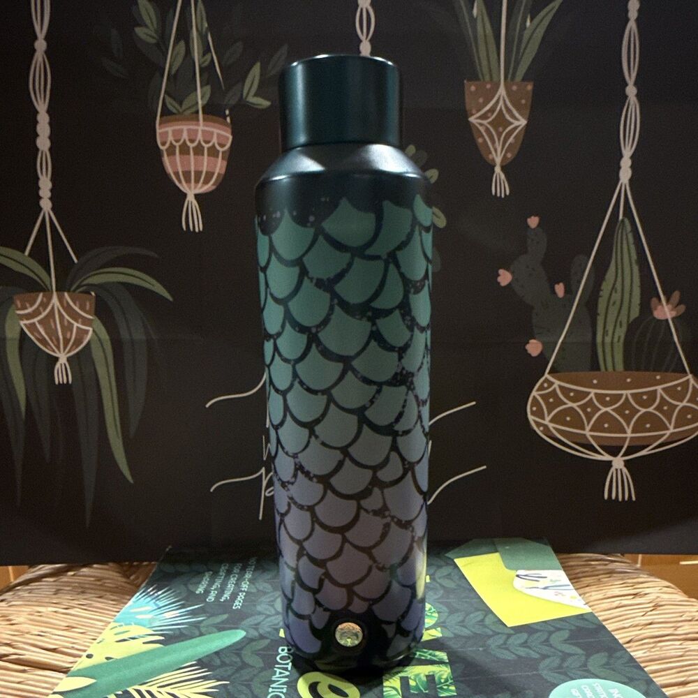 Starbucks 20oz Stainless Steel Insulated Mermaid Scallop Twist Lid